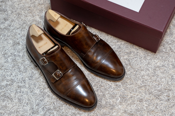 John Lobbジョンロブ Williamウィリアム Parisian Brown Museum Calf 6.5E / Edward Green / Crockett & Jones