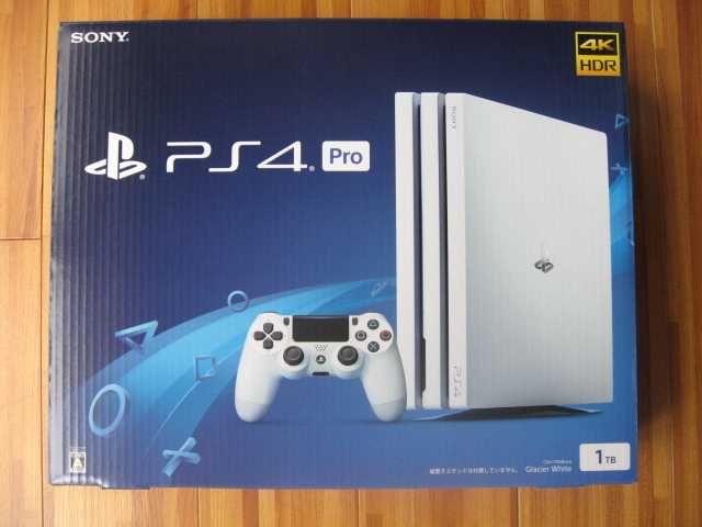 中古 PlayStation 4 Pro グレイシャー・ホワイト 1TB (CUH-7100BB02) 【PS4 本体】
