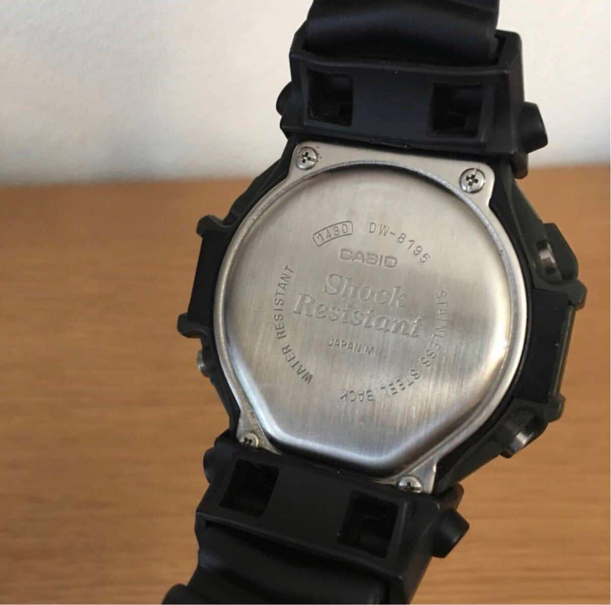 G-SHOCK CASIO DW-8195 FOX FIRE カシオ ジャンク - 腕時計 DW-8195 