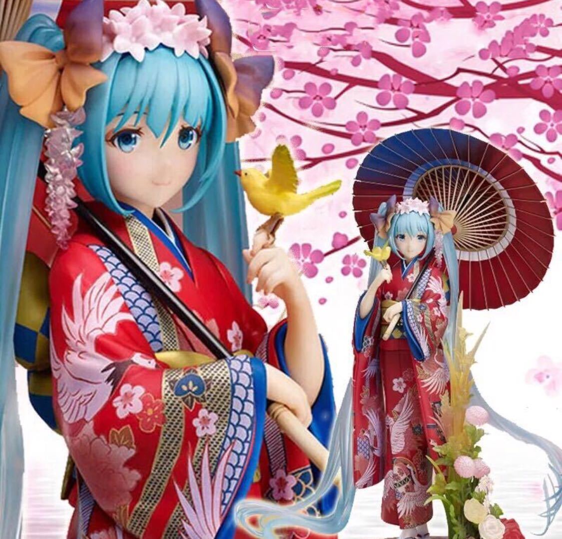 萌え! ！ 美しすぎる～！ との声！ 初音ミク ～花色衣～ 1/8 完成品