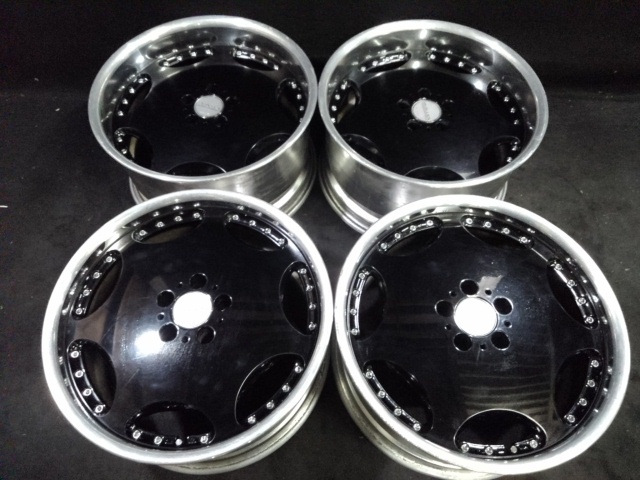 02-1103 深リム AME SHALLEN シャレン 19x9J 10J +35 5H/114.3 4本セット