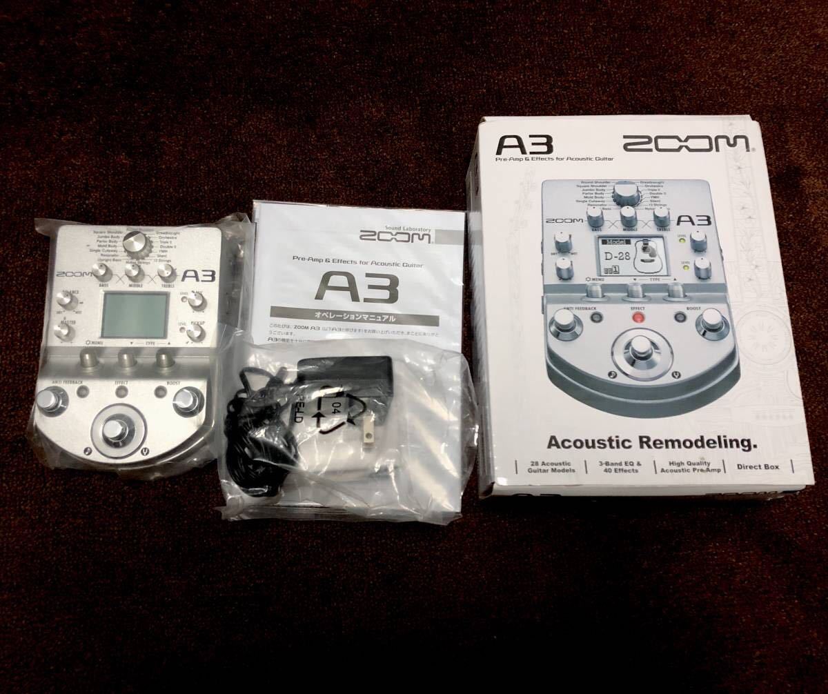ZOOM A3 マルチエフェクター アコースティックギター | ズーム 