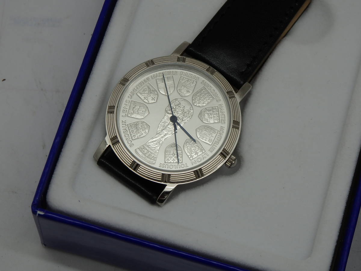 1998年 フランス ワールドカップ の - 10フラン 記念銀貨 新品 化粧箱 