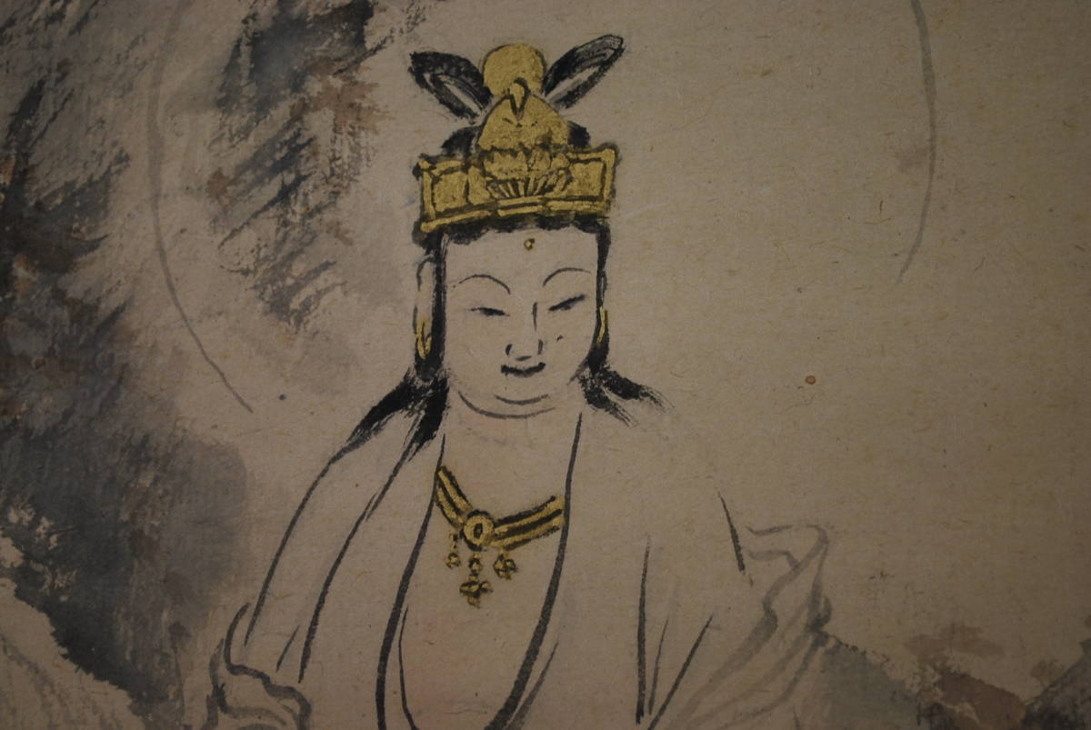 公式通販 J 東福寺玄雄⁄美人傘の内画賛⁄掛軸☆宝船☆O-354 真作⁄大谷光