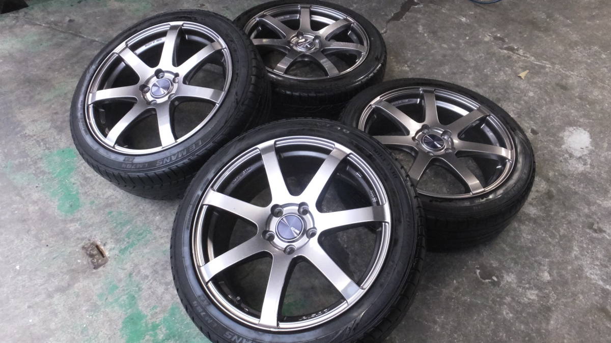 ENKEI PF07☆7J+48 215/45R18☆シビック・ステップワゴン・ジェイド 