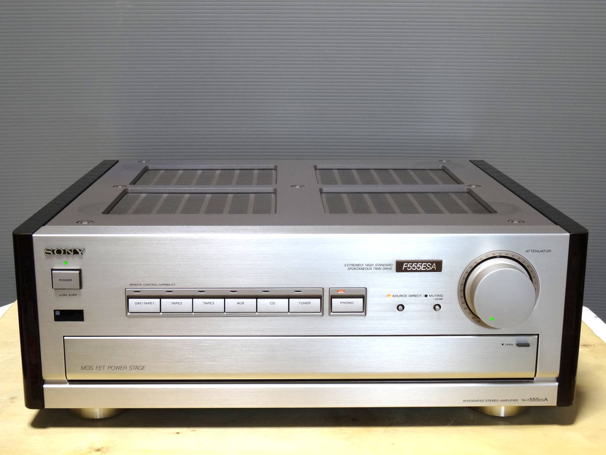 SONY 高級プリメインアンプ TA-F555ESA 完動品 一般 アンプ 【公式通販】