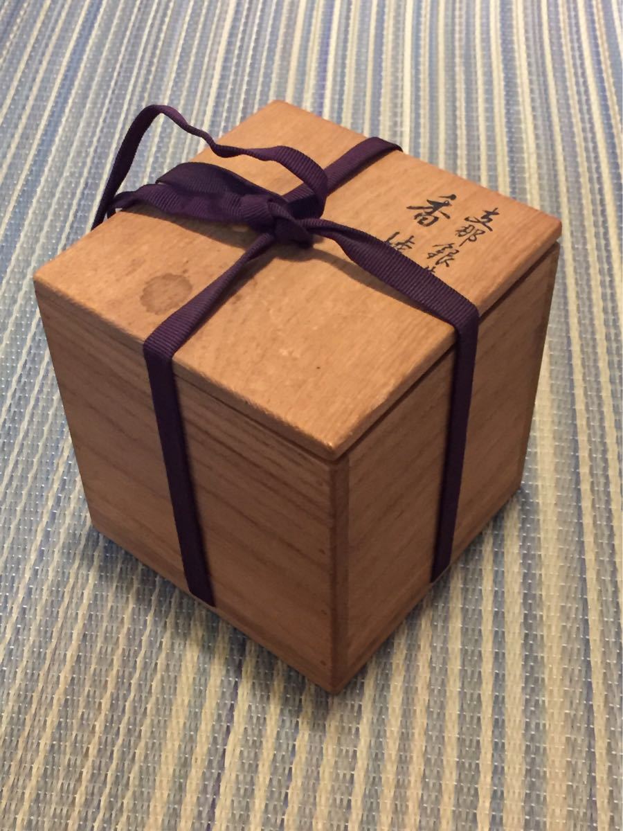 支那銀造 香爐 純銀刻印 獣三足 共箱 純銀製 線香立て 小さな香炉