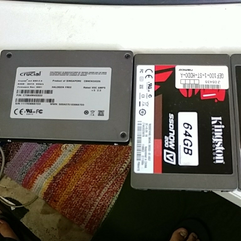 中古SSD4個まとめて マインクラフトのサーバー用に最適 初期化済