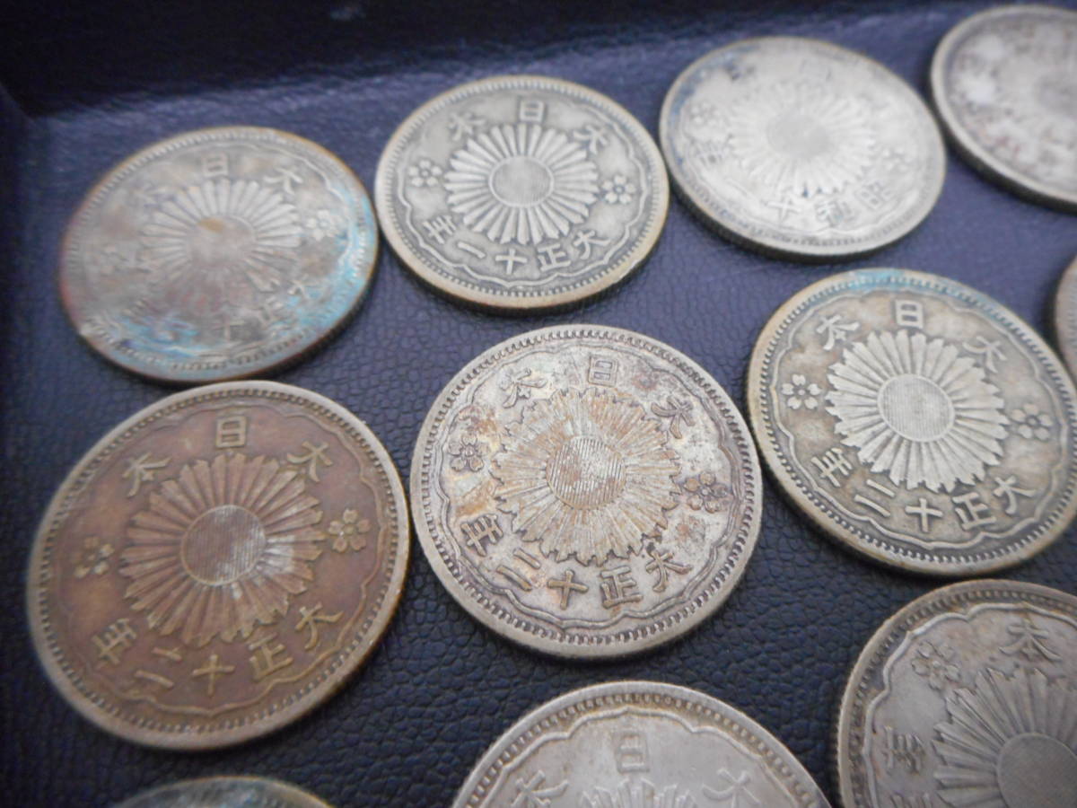 T-100 日本古銭 近代貨幣 小型50銭銀貨 鳳凰五十銭銀貨 32枚セット