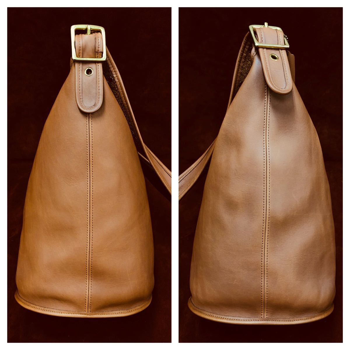 ☆ 極美品 ☆ COACH オールドコーチ レザーバッグ 斜めがけ ショルダー 