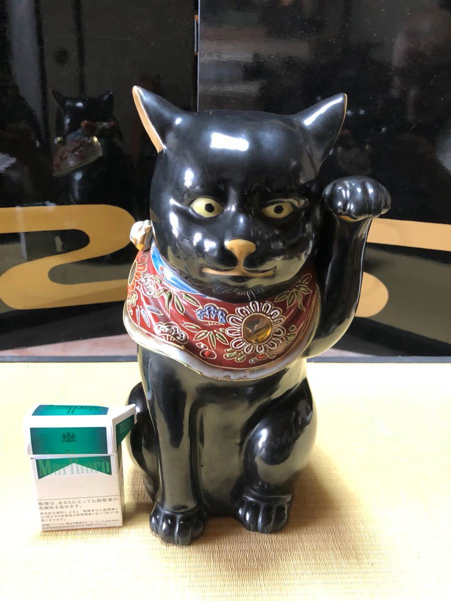 人気定番，爆買い 大サイズ ちょい古 九谷焼 黒猫 招き猫 金蘭手 無傷(その他)｜売買されたオークション情報、yahooの商品情報をアーカイブ公開 - オークファン 九谷