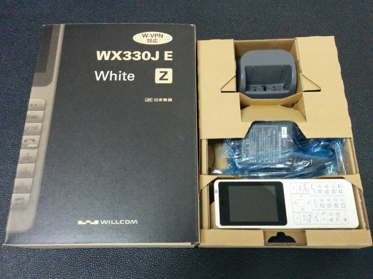 日本無線 E WX330J-Z - WX330J WILLCOM⁄Y!mobile PHS | 一応JUNK 現状品