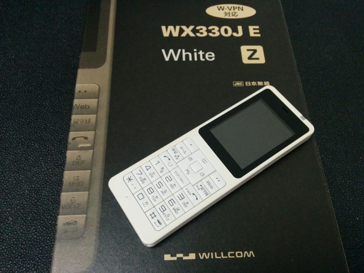 日本無線 E WX330J-Z - WX330J WILLCOM⁄Y!mobile PHS | 一応JUNK 現状品