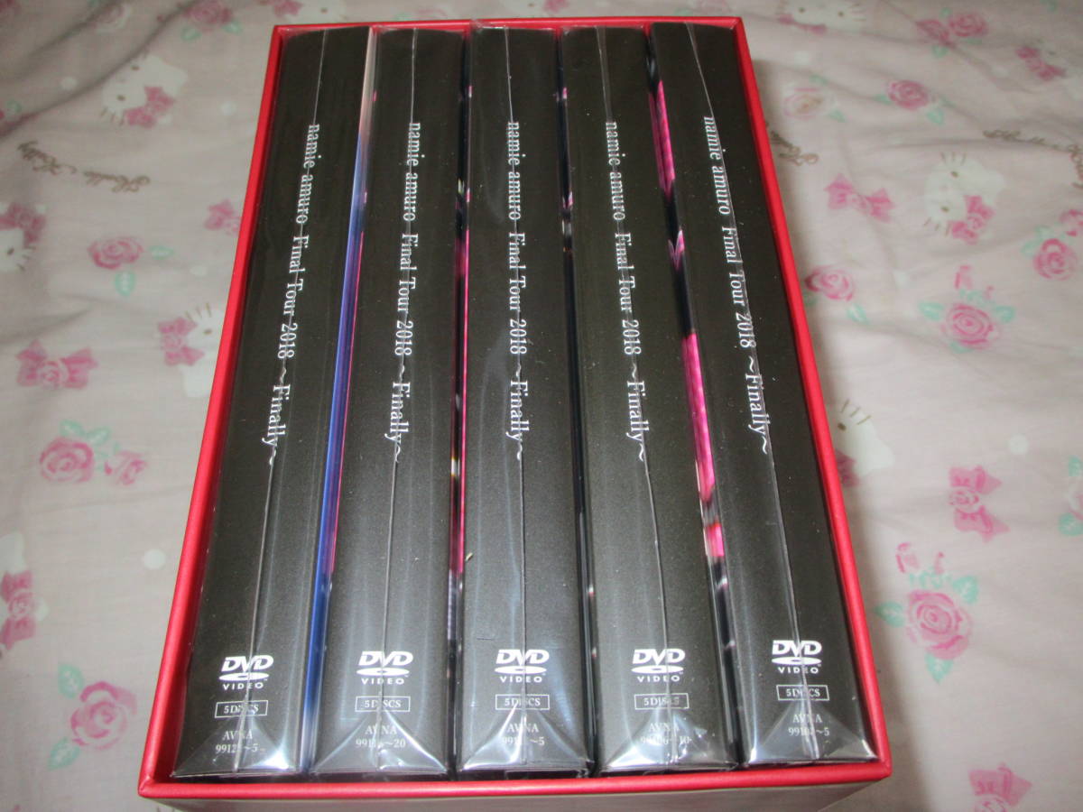 美品★★★安室奈美恵 namie amuro Final Tour 2018 ～Finally～★★★初回盤 DVD25枚組 コンパクトミラー5種＆収納BOX付 フルコンプセット