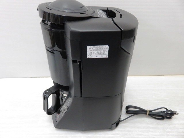 056-106●Panasonic　沸騰浄水コーヒーメーカー　NC-A56　18年製　ブラック