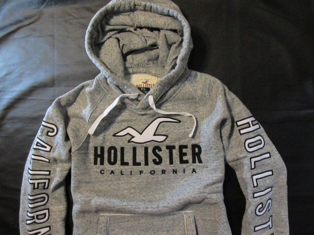 【定番，SALE】 本物正規 ホリスター スウェットパーカー 0112-112 杢灰 L 袖ロゴ(トップス)｜売買されたオークション情報、yahooの商品情報をアーカイブ公開 - オークファン 男性用