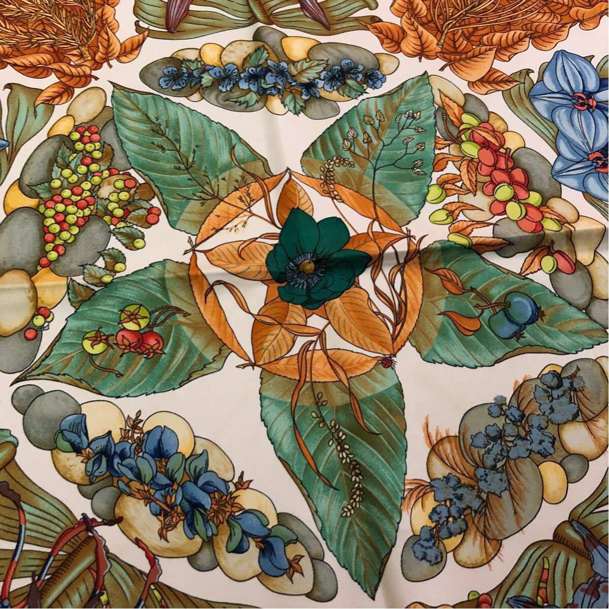 HERMES なが エルメスカレ90 シルクスカーフ pythagore ピタゴラス 