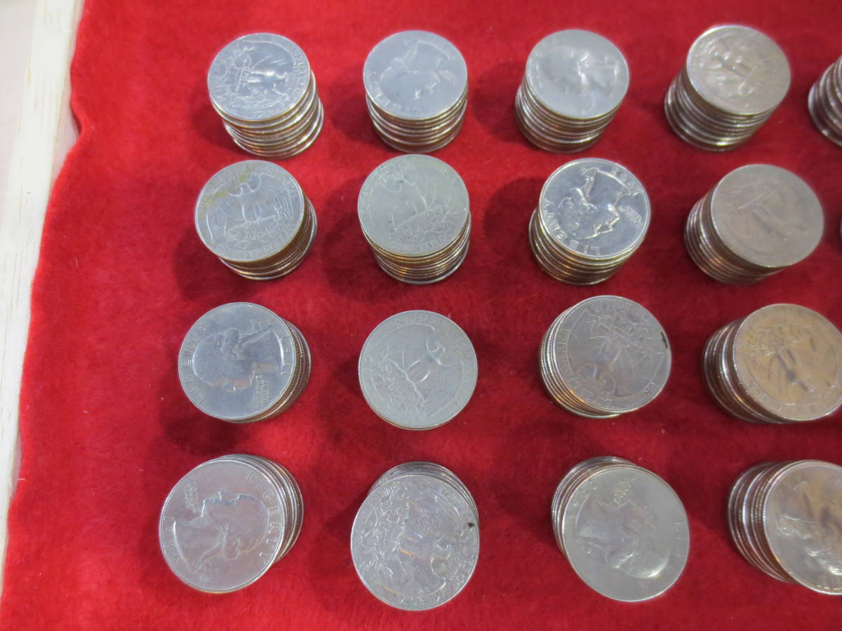 超大量 アメリカ 硬貨 25セント クォーター 200枚 50ドル分 レア 超大量 アメリカ 硬貨 25セント クォーター 200枚 50ドル分 レア