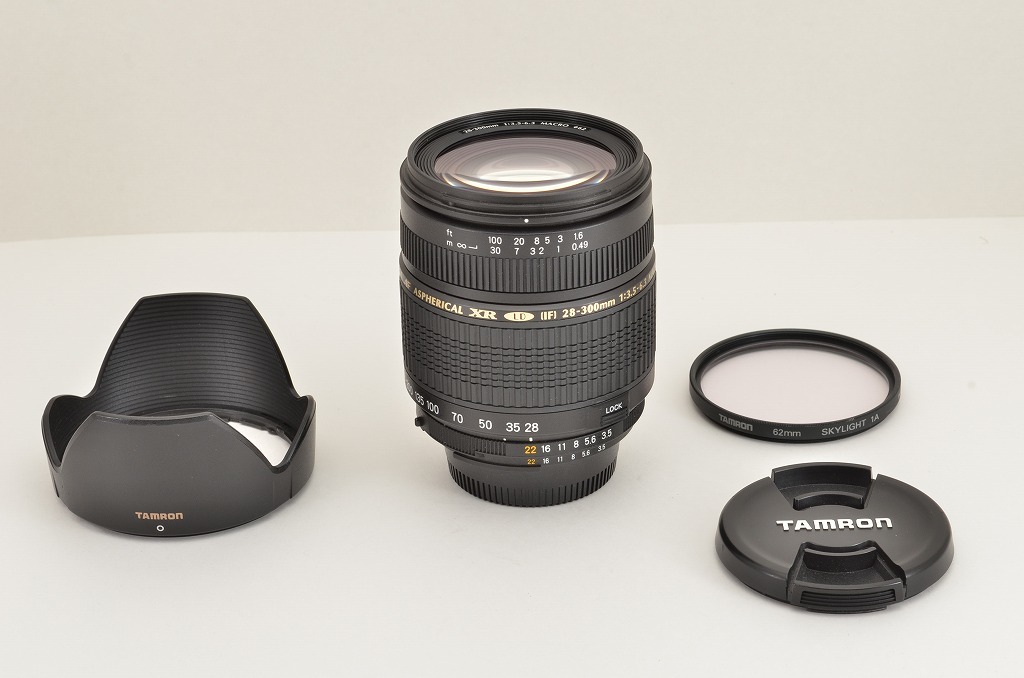 TAMRON 28-300mm EFマウント 高倍率ズーム レンズフード付 TAMRON