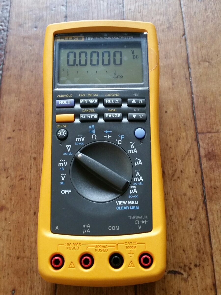 デジタルマルチメーター FLUKE189 惜しい