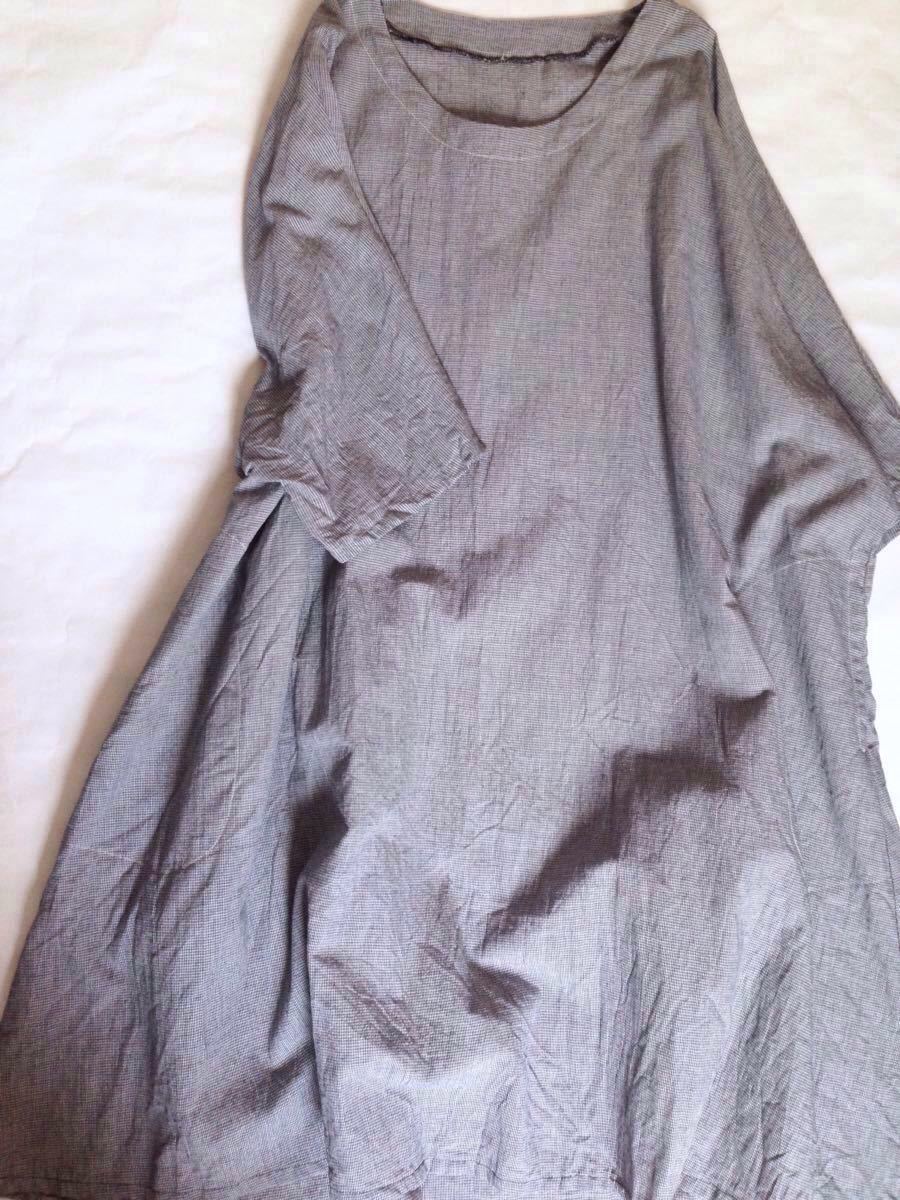 【2025，得価】 ハンドメイド コットン ミニグレンチェック 柔らか タンブラー加工 ドルマン Ｆサイズ ワンピース(ワンピース)｜売買されたオークション情報、yahooの商品情報をアーカイブ公開 - オークフ ワンピース