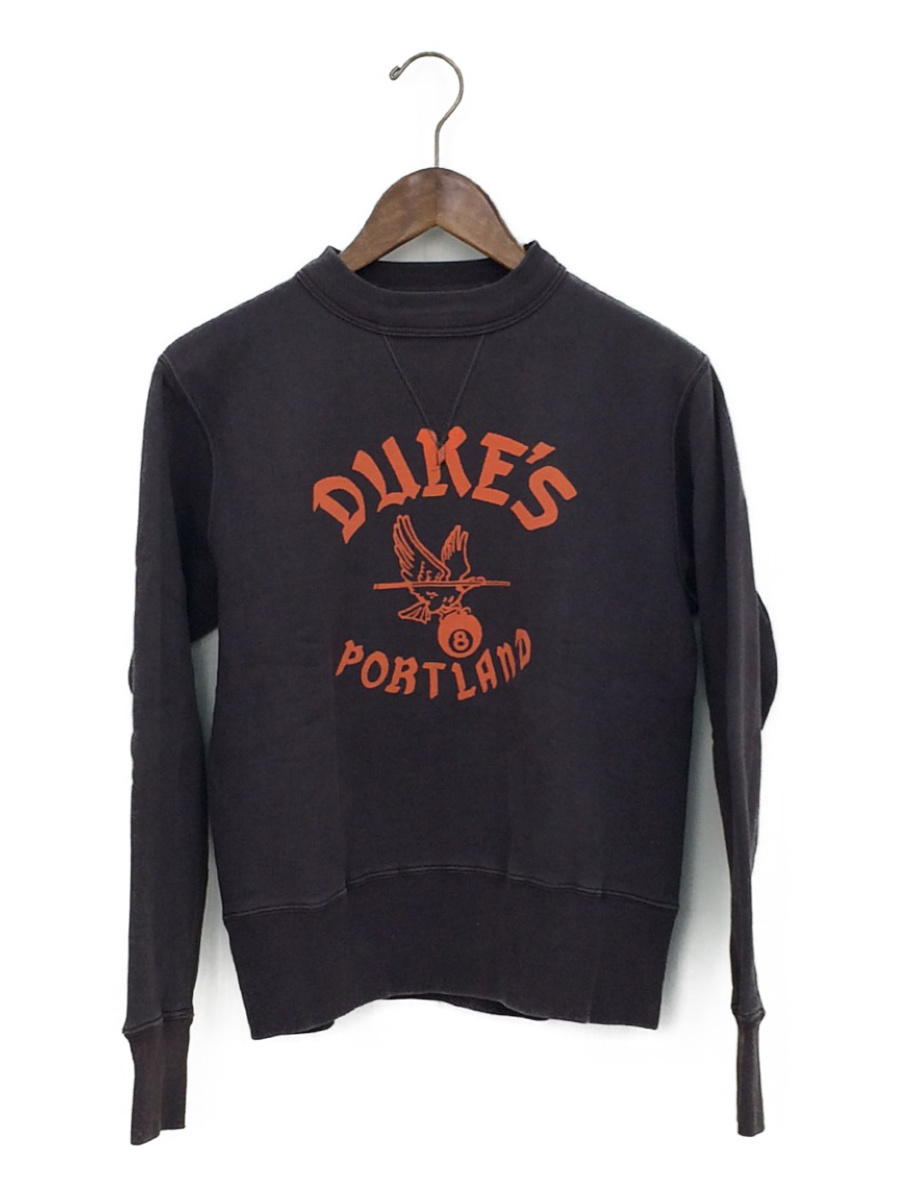 CUSHMAN◇スウェット/S/コットン/パープル/DUKE'S PORTLAND CUSHMAN