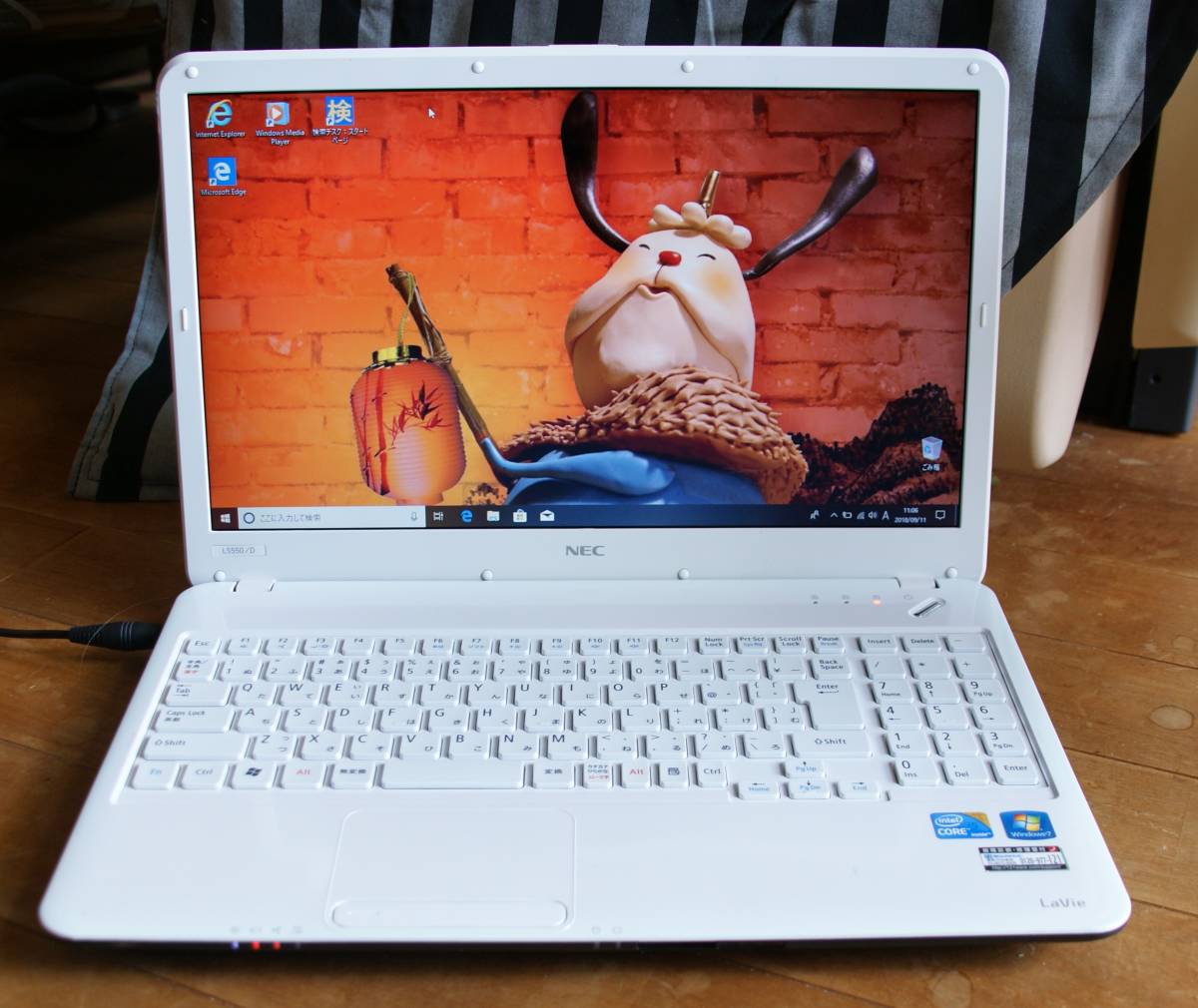 LS550/DS6W Core i5-480M 2.66GHz Win10 500G 4G 無線lan Sマルチ 15.6