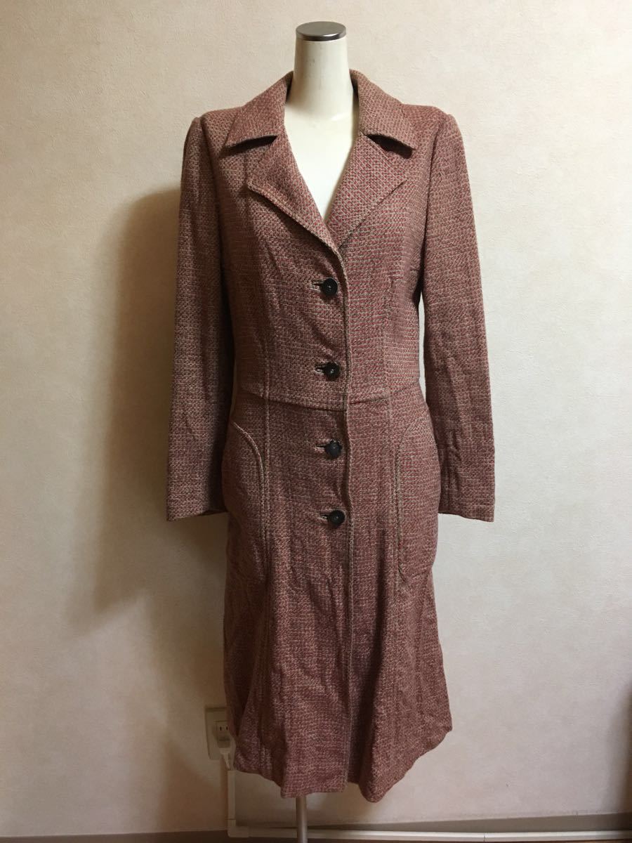 MARNI マルニ☆ツイードロングコート☆40サイズ☆イタリア製☆ 【公式 