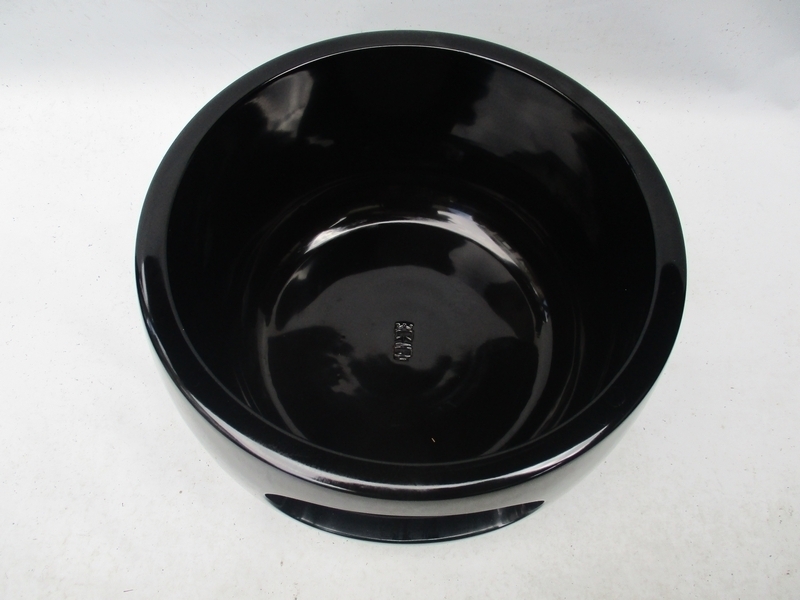 良品 茶道具 山本崇雲 真塗 眉風炉 土風炉 紙箱入り 送料込み 真