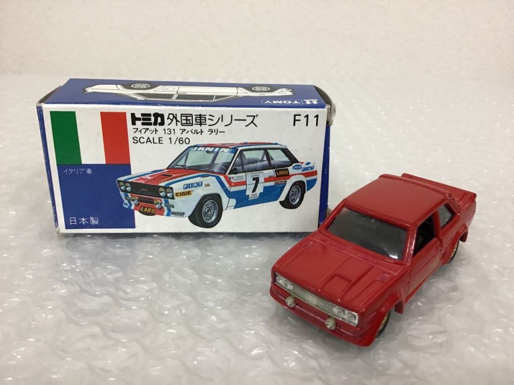 【本物保証，HOT】 青箱トミカ フィアット131 アバルト ラリー(その他)｜売買されたオークション情報、yahooの商品情報をアーカイブ公開 - オークファン その他