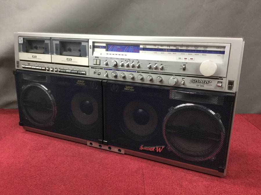 GF-999 SHARP シャープ ラジカセ THE 大型ラジカセ SEACHER-W - 昭和