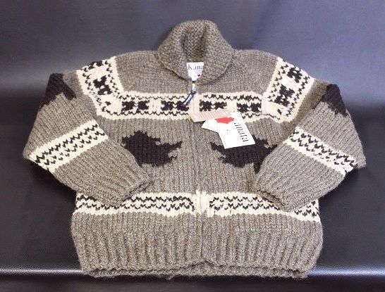 最安値，正規品 Kanata CA-08837 カナタ メンズ フルジップカウチンセーター カナダ製 サイズ42/XL(XLサイズ以上)｜売買されたオークション情報、yahooの商品情報をアーカイブ公開 - オークファン XLサイズ以上