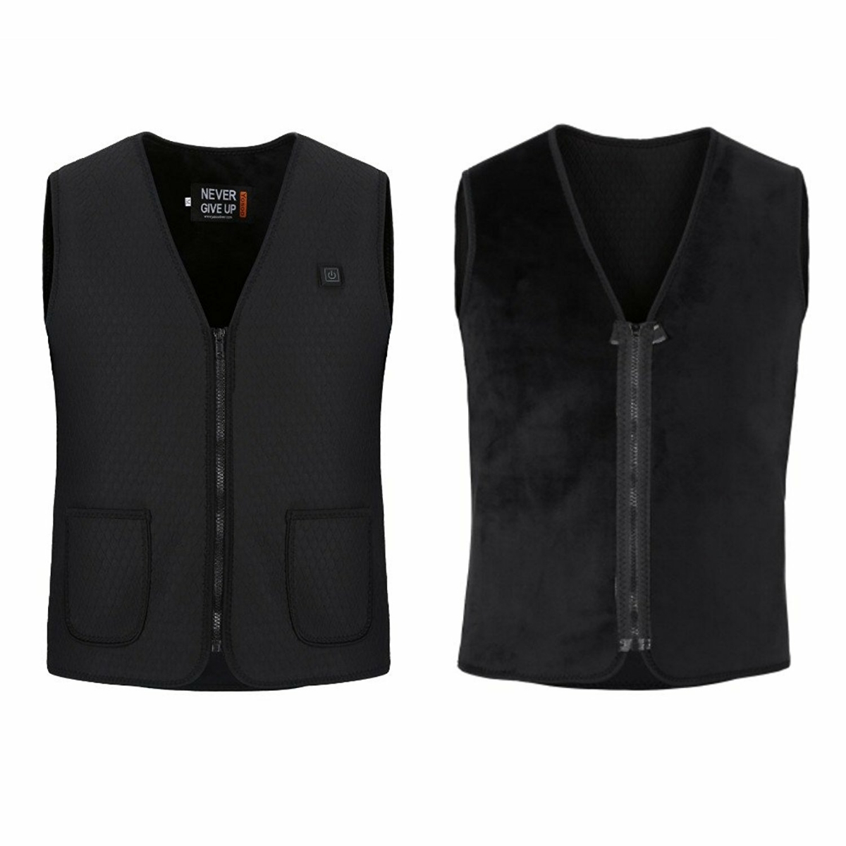 ほっとベスト 電熱 ベスト USB加熱 バッテリー給電 3段温度調整 男女兼用 防寒 チョッキ 登山 釣り 生理 冷え性 に対応 水洗いできます。_4