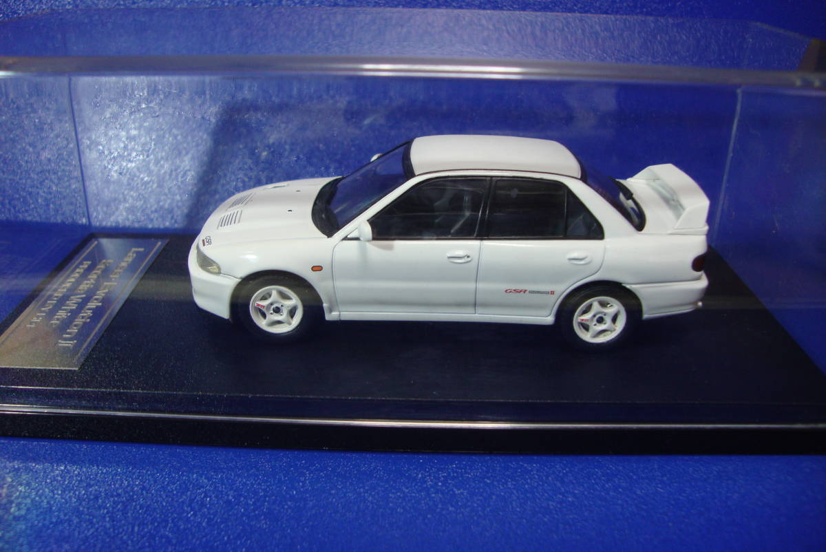 1/43 三菱 ランサー エボリューション Ⅱ ホワイト 絶版 上の中くらい