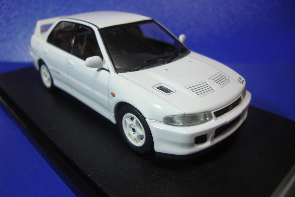1/43 三菱 ランサー エボリューション Ⅱ ホワイト 絶版 上の中くらい