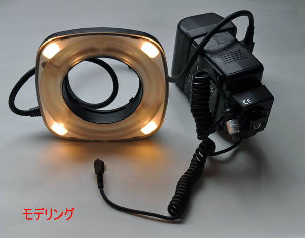 ストロボワークに。サンパック Auto DX 12R Ring Light 交換シュー HA 