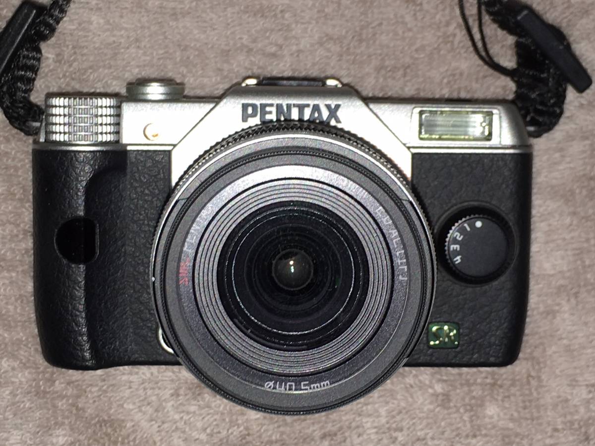 PENTAX ミラーレス一眼 Q7 ダブルズームキット シルバー 純正本革性 