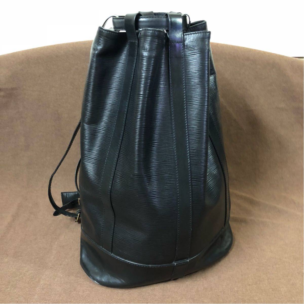 ◇LOUIS VUITTON エピ ランドネPM ノワール 黒 M52352 ルイ・ヴィトン 