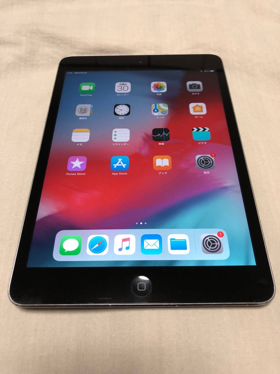 Apple iPad mini 2 Wi-Fi 128GB スペースグレイ ME856J/A A1489 本体のみ