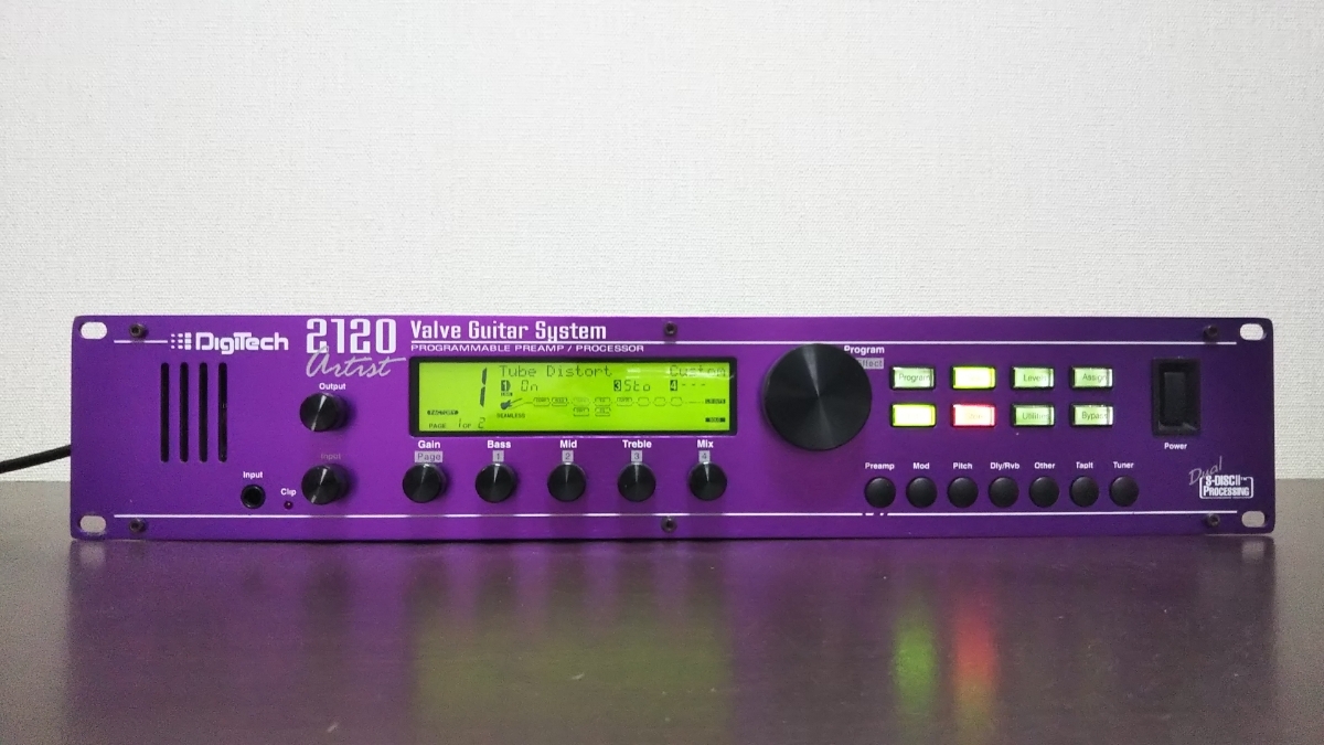 デジテック 【メモリー電池交換済み！動作良好】Digitech GSP2120