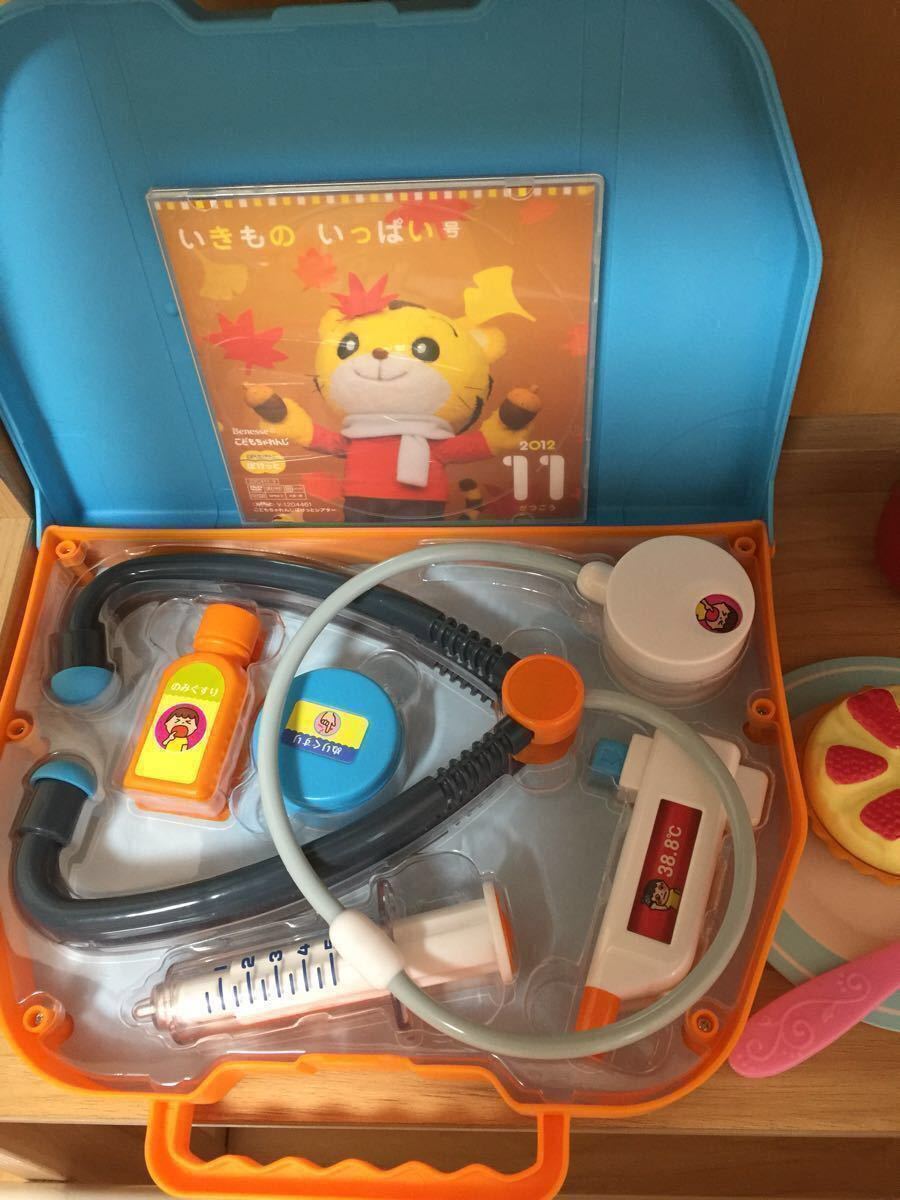 こどもちゃれんじ♪おかいものやりとりレジセット、おままごと、お医者さんセット、DVD、はなちゃん_4