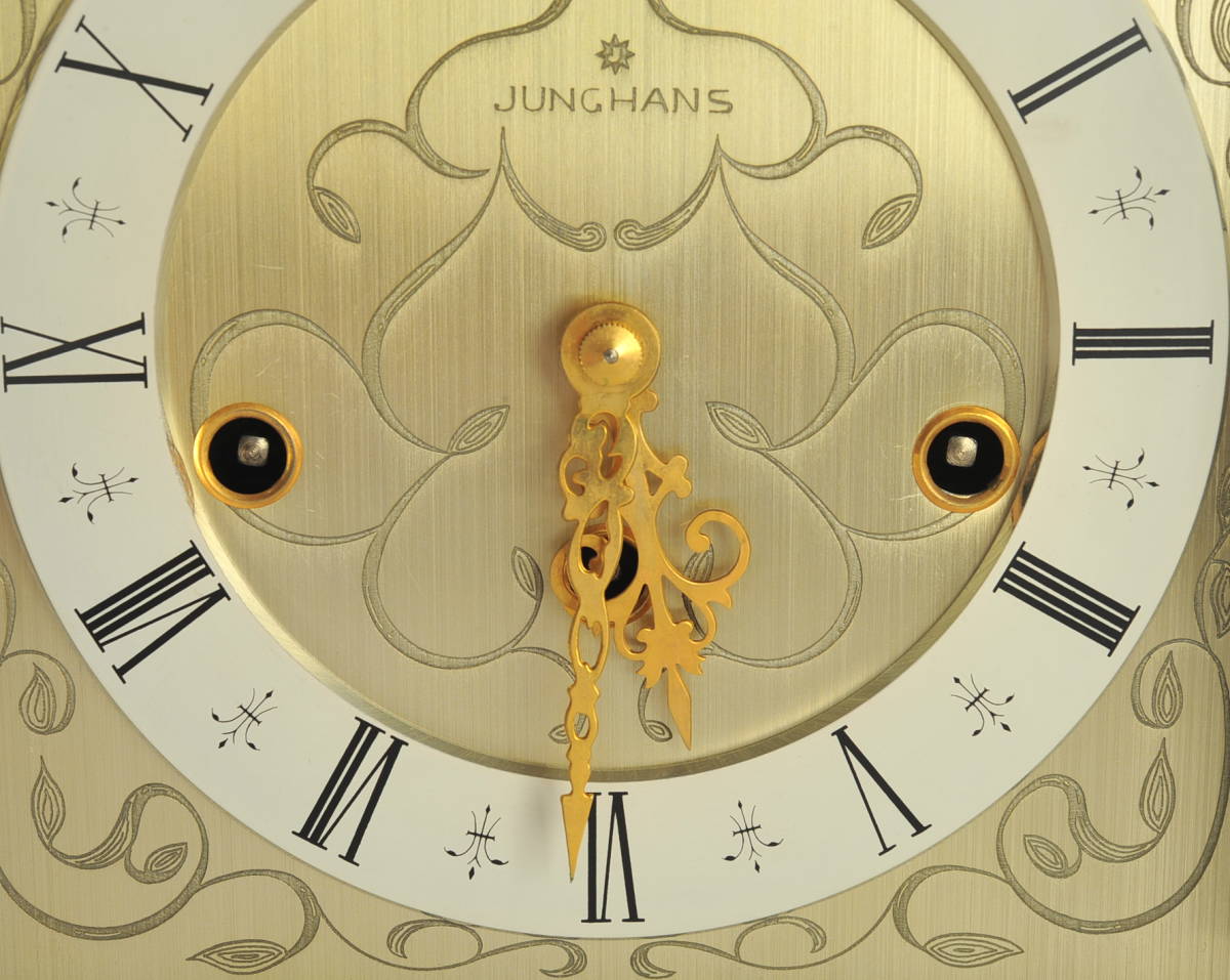 JUNGHANS ユンハンス ウェストミンスター 置時計 ゼンマイ式 4本