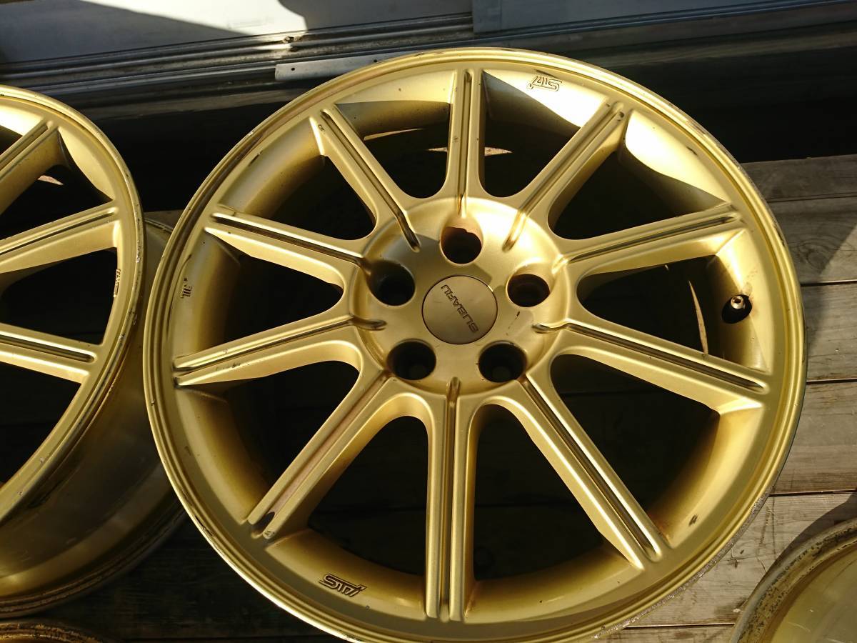 GDB インプレッサ 純正アルミホイール 17×8J ET53 PCD114.35H WRX STi