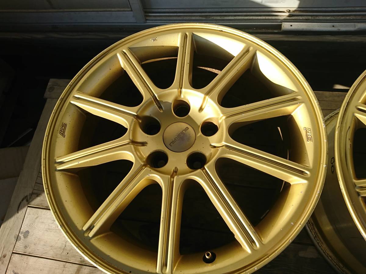 GDB インプレッサ 純正アルミホイール 17×8J ET53 PCD114.35H WRX STi