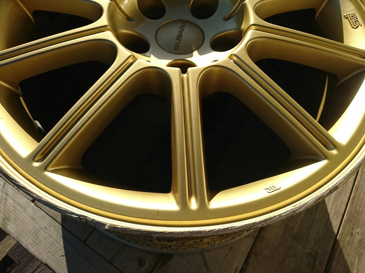 GDB インプレッサ 純正アルミホイール 17×8J ET53 PCD114.35H WRX STi