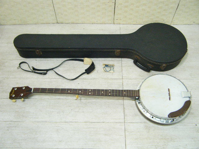 PIRLES 3ひ1○PIRLES ピアレス バンジョー Banjo ハードケース付き