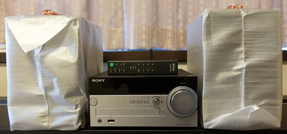 ハイレゾ対応　マルチオーディオコンポ　ソニー　ＣＭＴ－ＳＸ７　（おまけ　ワイヤレスヘッドホンATH-AR3BT　付き）
