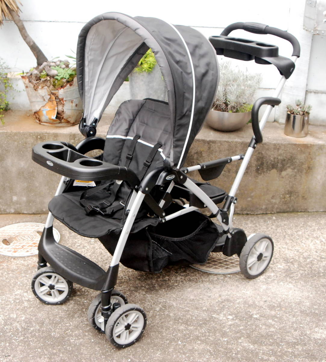 【美品✨️】GRACO グレコ ルームフォーツー 二人乗りベビーカー 千円 美品 Graco グレコ 二人乗りベビーカー ルームフォーツー Room