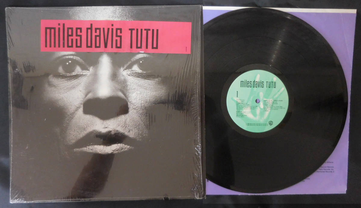 MILES DAVIS／TUTU 米オリジナル ステッカー・ジャケ シュリンク極美盤！
