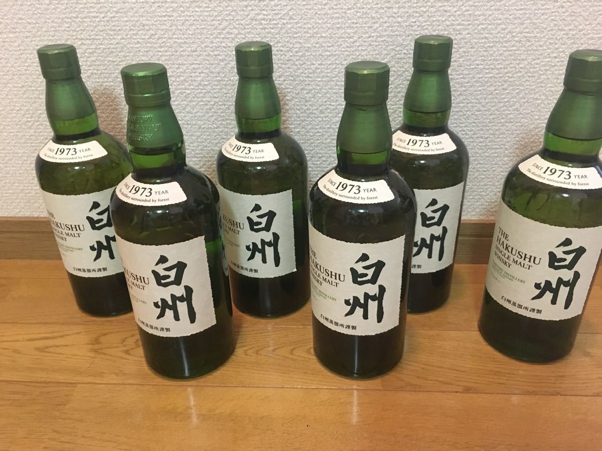 サントリー 白州 ノンビンテージ 700ml 6本 新品未開封 箱なし